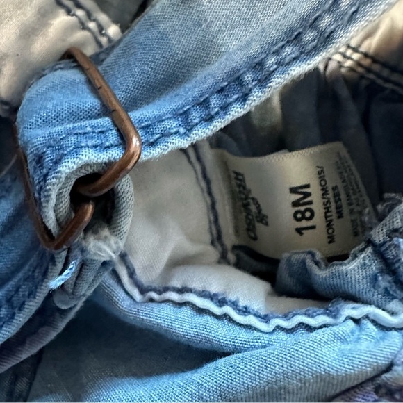 Oshkosh Floral Denim overall dress size 18 months - Picture 3 of 3
